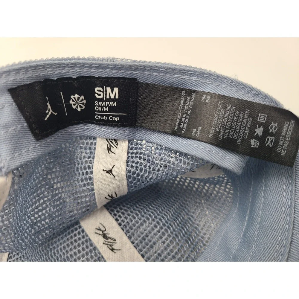 Air Jordan Jumpman‎ S-M Full Mesh Trucker Snapback Hat Cap Basketball Blue White